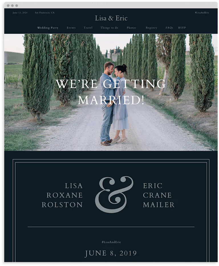 Website theme - Verona