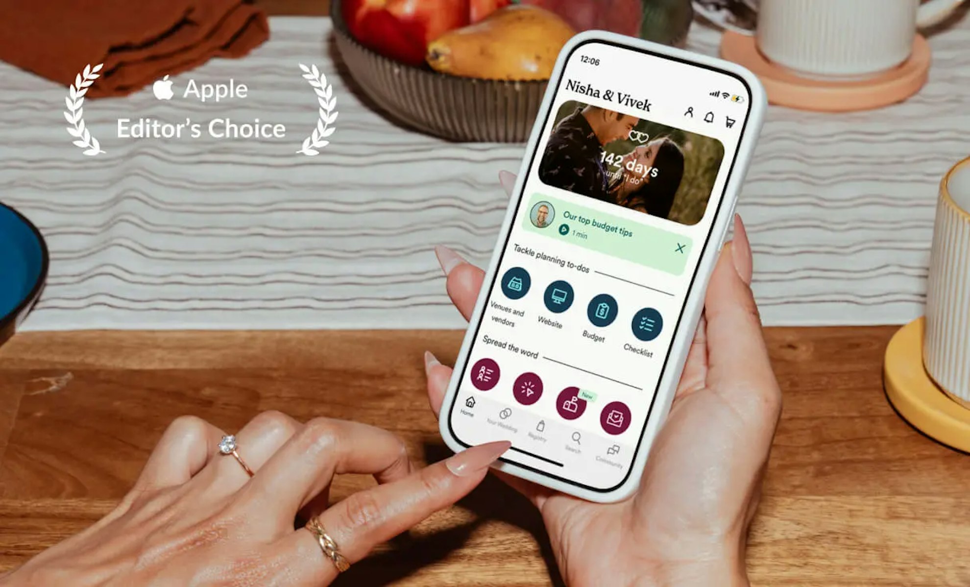 Download the Zola app, an Apple Editor's choice