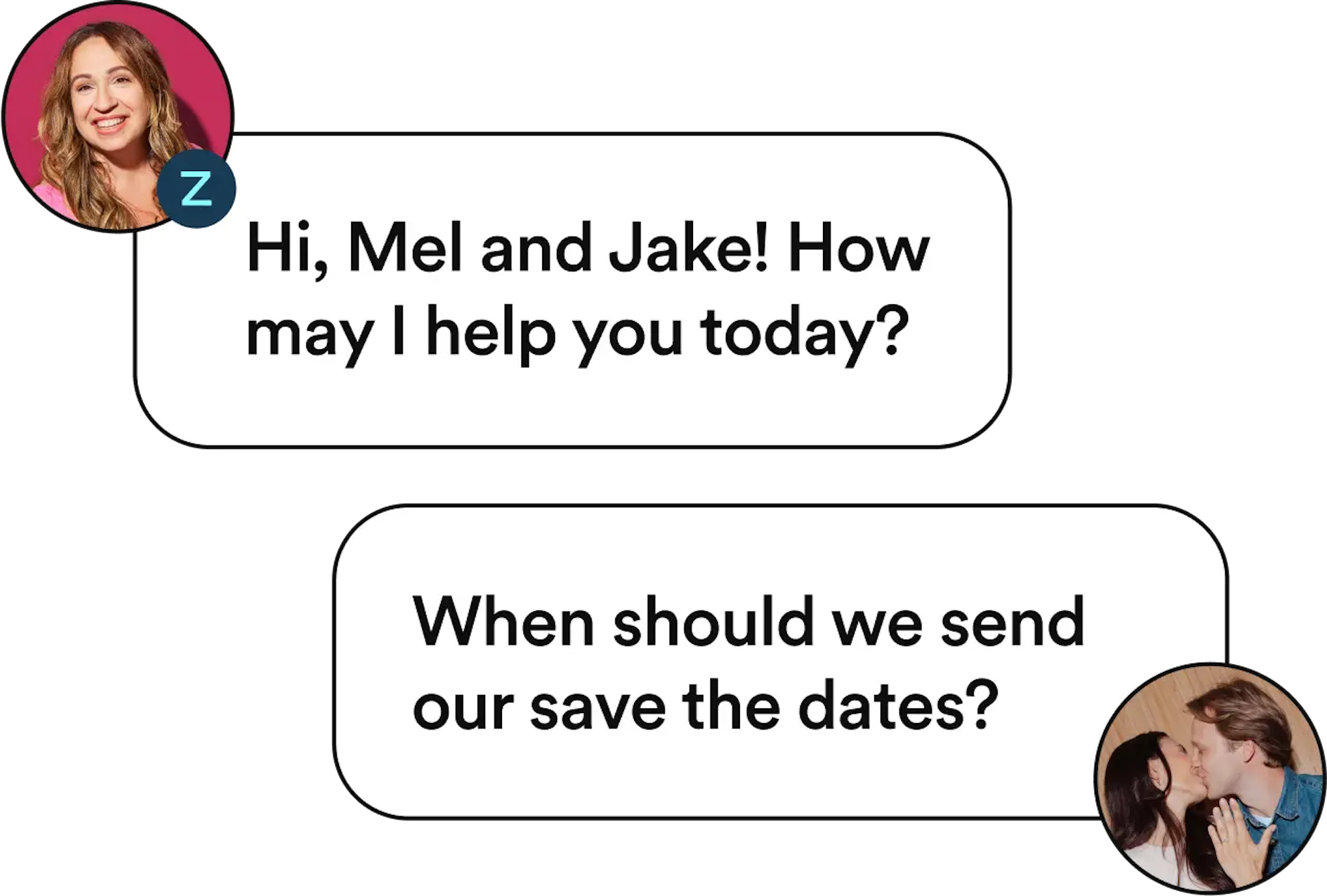 Team-z: Hi, Kai and Jay! How may I help you today?  Kai:  When should we send our save the dates?